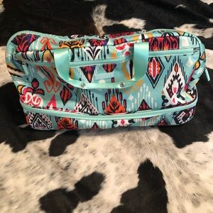 Vera Bradley Foldable Rolling Duffle Pueblo